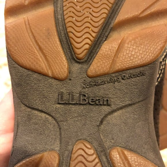 LL Bean Sz 7 Med Brown Slip On Shoes Active Wear - Picture 8 of 8